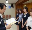 2018.08월 정례조회 성실,친절직원 시상