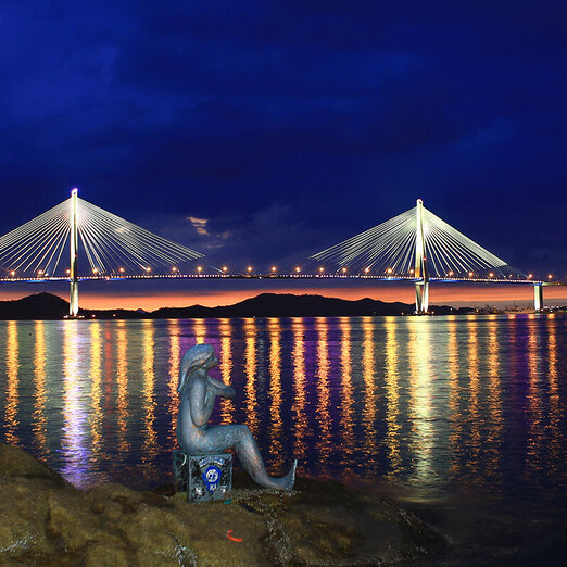 Sunset at Mokpo Bridge